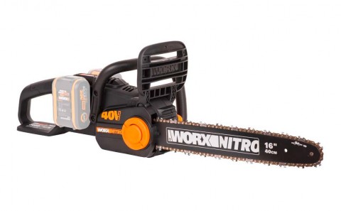 Motosega a batteria al litio WORX 385E.9 40Volt (alimentata da 2 batterie 20V + 20V) SOLO CORPO MACCHINA